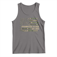 Promoted To Dad Est 2026 Tank Top Retro Camo American Flag