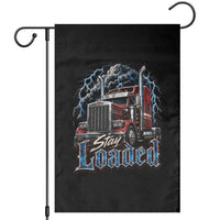 Truck Driver Garden Flag Funny Trucker Husband Big Rig Semi Trailer Truckin