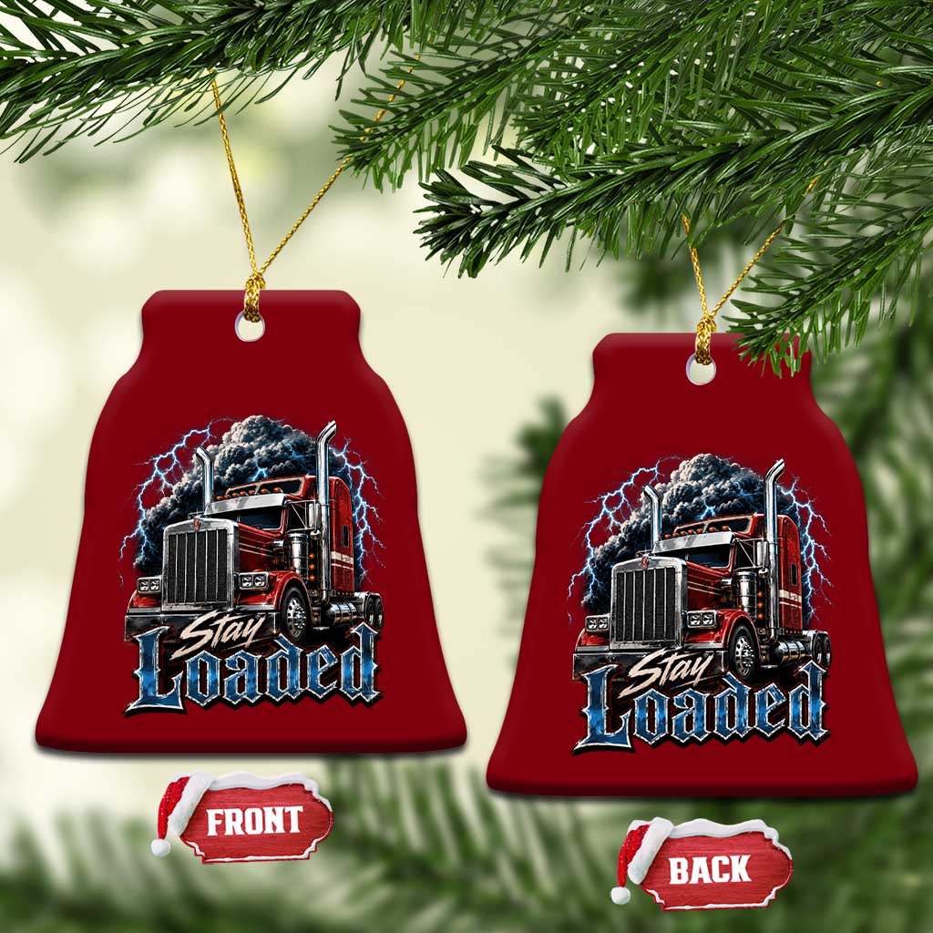 Truck Driver Ceramic Ornament Funny Trucker Husband Big Rig Semi Trailer Truckin