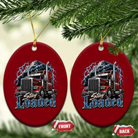 Truck Driver Ceramic Ornament Funny Trucker Husband Big Rig Semi Trailer Truckin