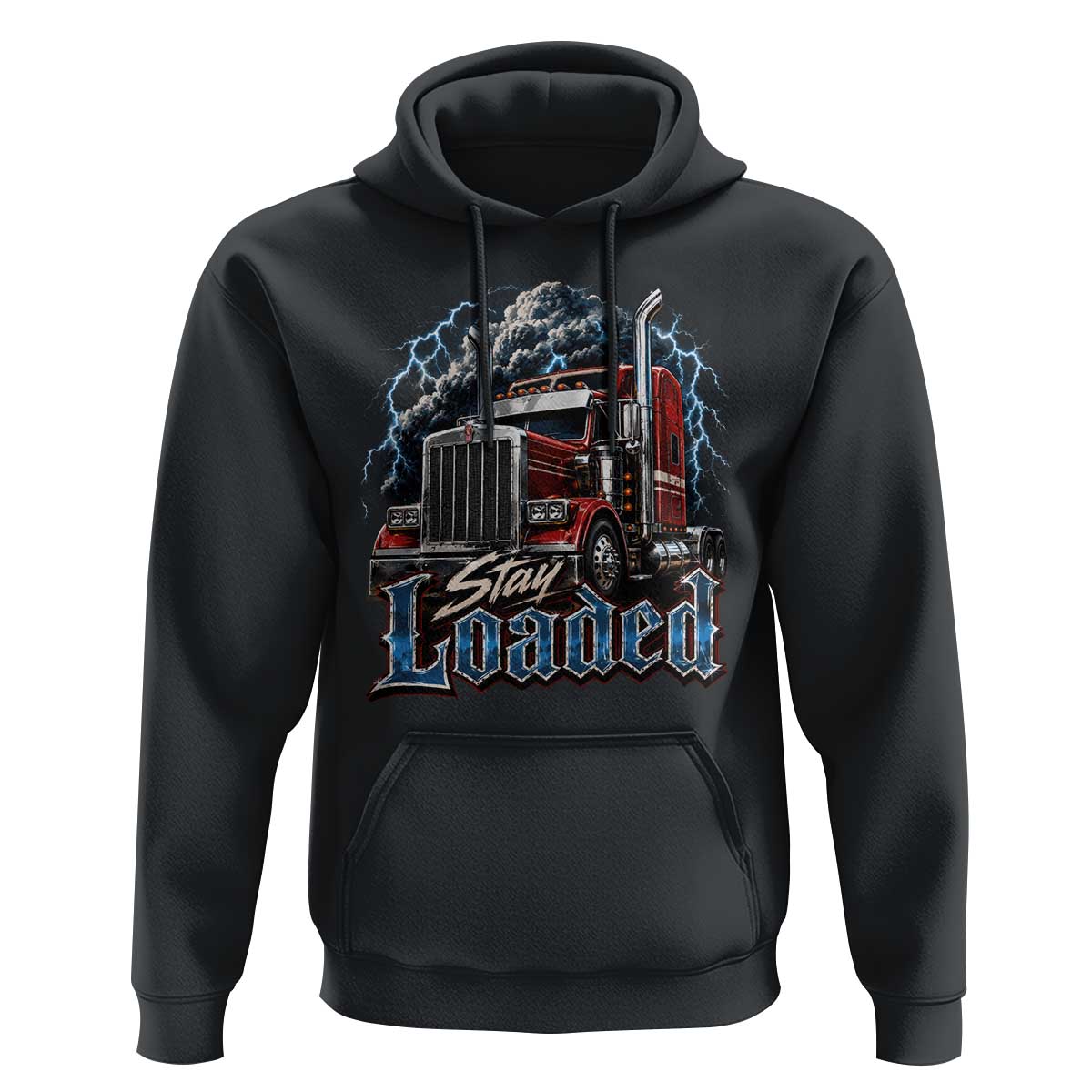 Truck Driver Hoodie Funny Trucker Husband Big Rig Semi Trailer Truckin