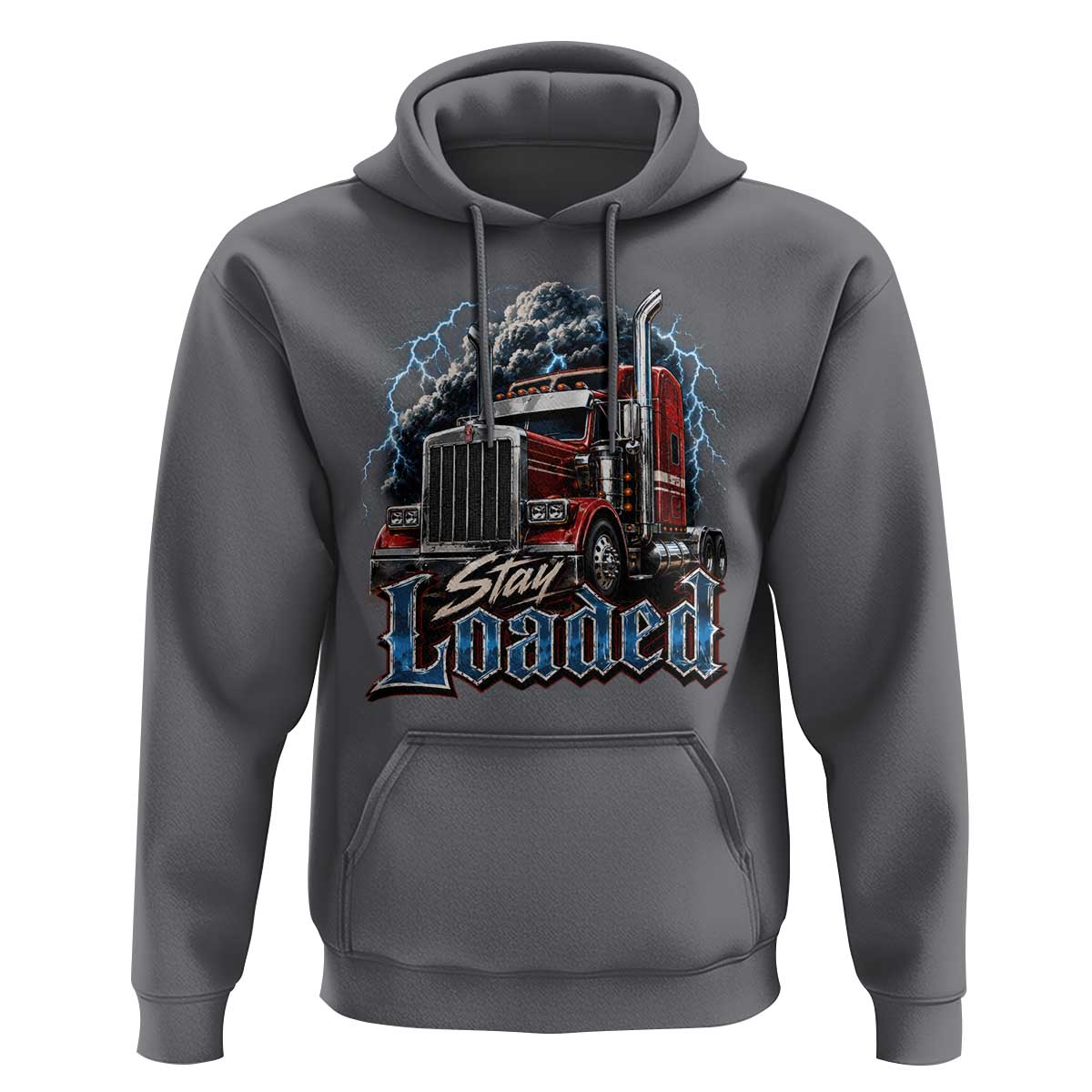 Truck Driver Hoodie Funny Trucker Husband Big Rig Semi Trailer Truckin