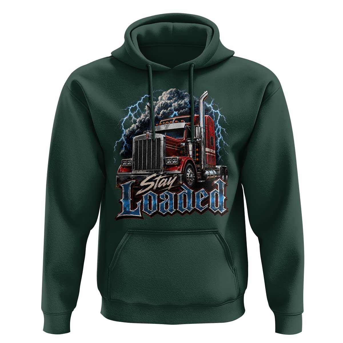 Truck Driver Hoodie Funny Trucker Husband Big Rig Semi Trailer Truckin