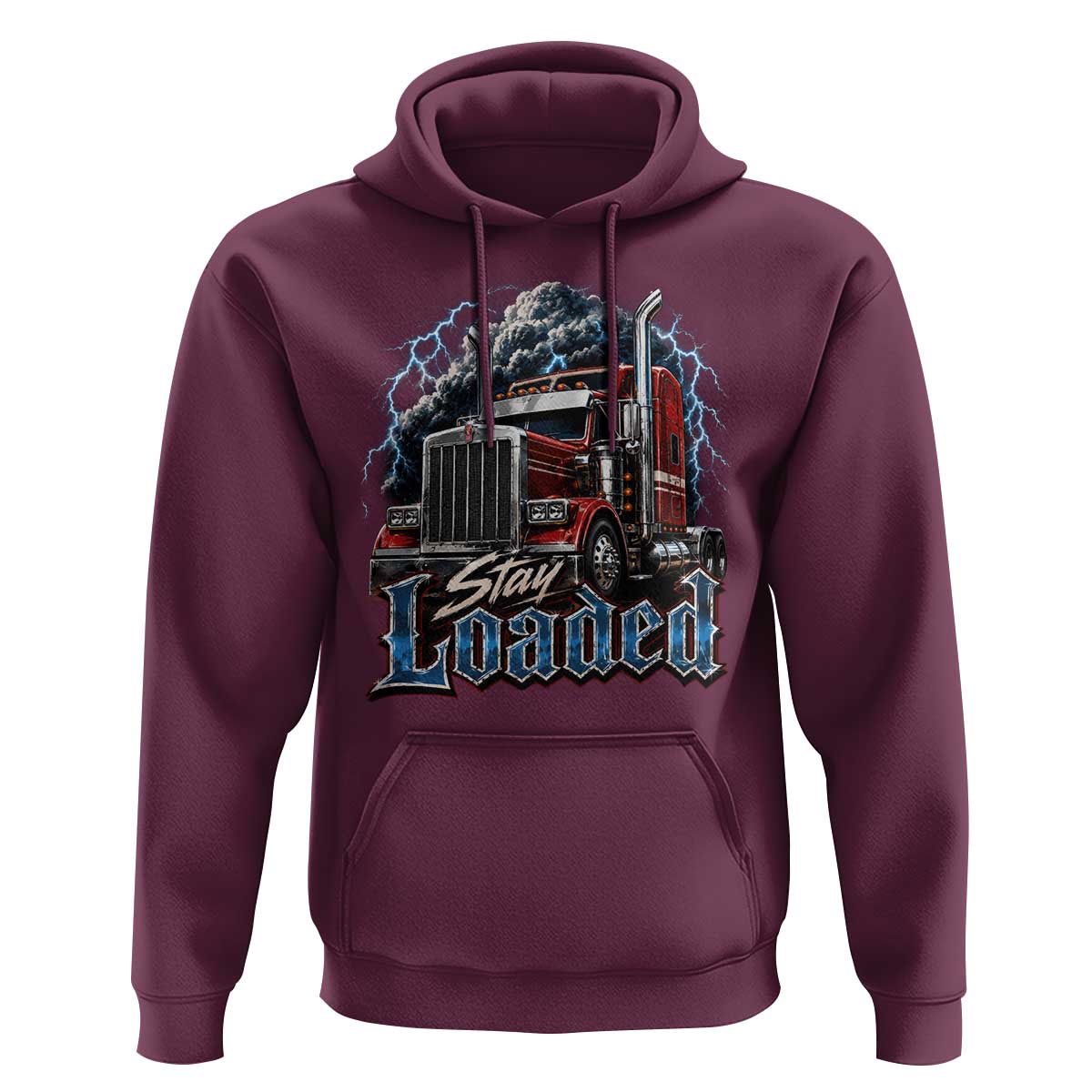 Truck Driver Hoodie Funny Trucker Husband Big Rig Semi Trailer Truckin