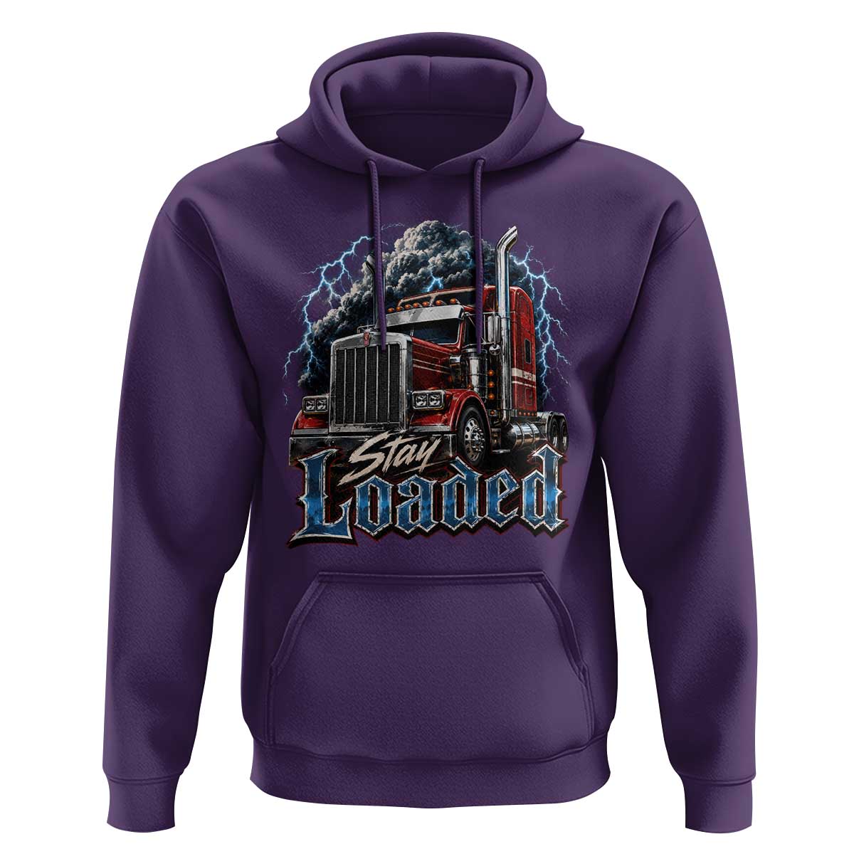 Truck Driver Hoodie Funny Trucker Husband Big Rig Semi Trailer Truckin