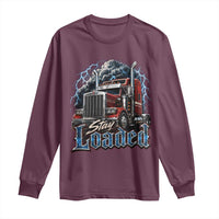 Truck Driver Long Sleeve Shirt Funny Trucker Husband Big Rig Semi Trailer Truckin