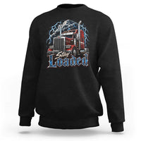 Truck Driver Sweatshirt Funny Trucker Husband Big Rig Semi Trailer Truckin