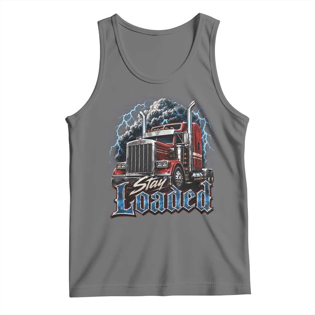 Truck Driver Tank Top Funny Trucker Husband Big Rig Semi Trailer Truckin