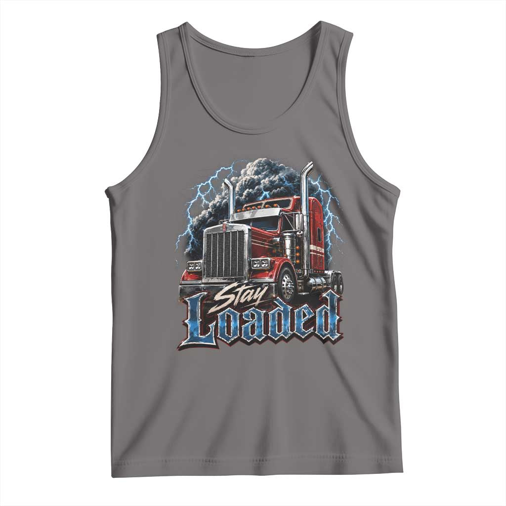 Truck Driver Tank Top Funny Trucker Husband Big Rig Semi Trailer Truckin