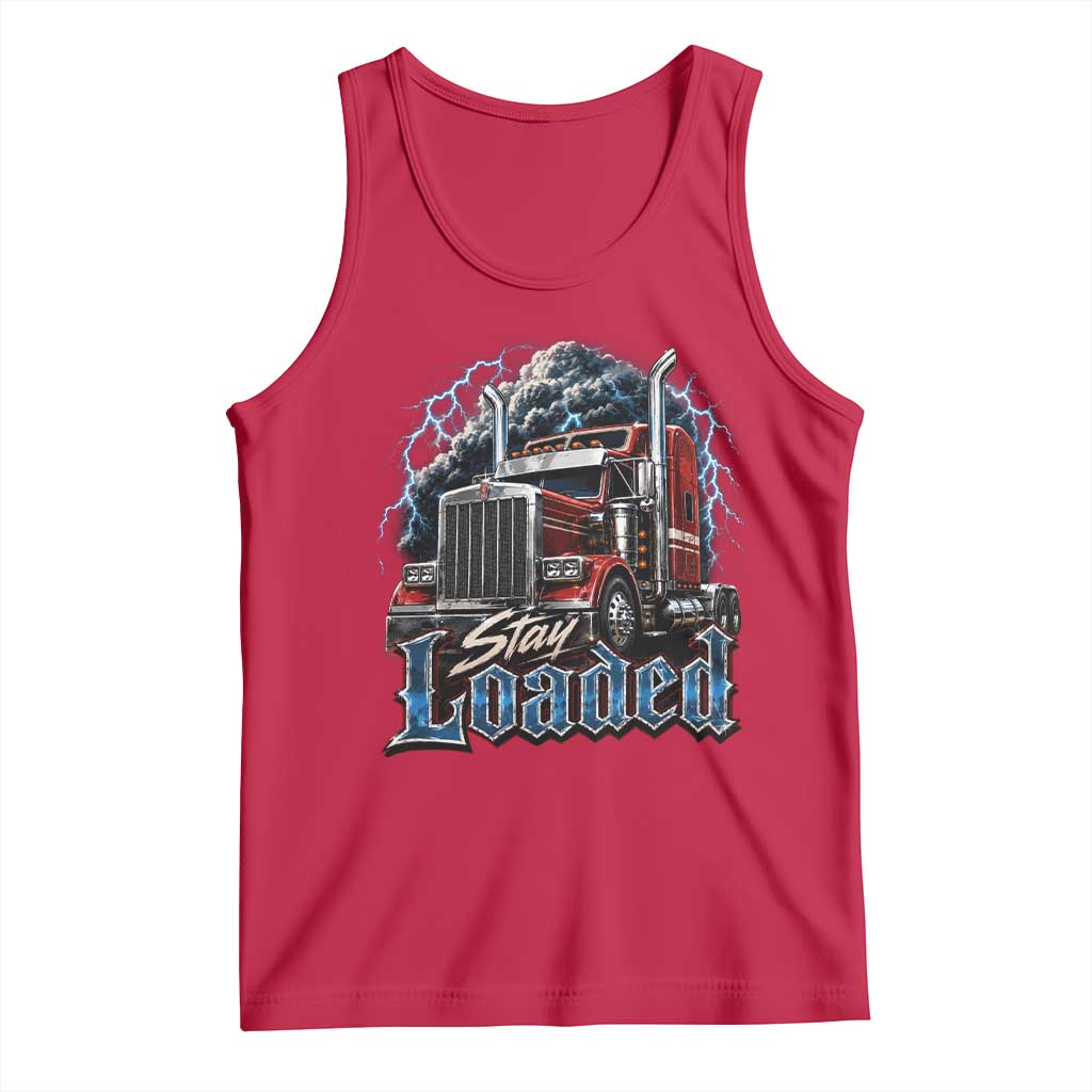 Truck Driver Tank Top Funny Trucker Husband Big Rig Semi Trailer Truckin