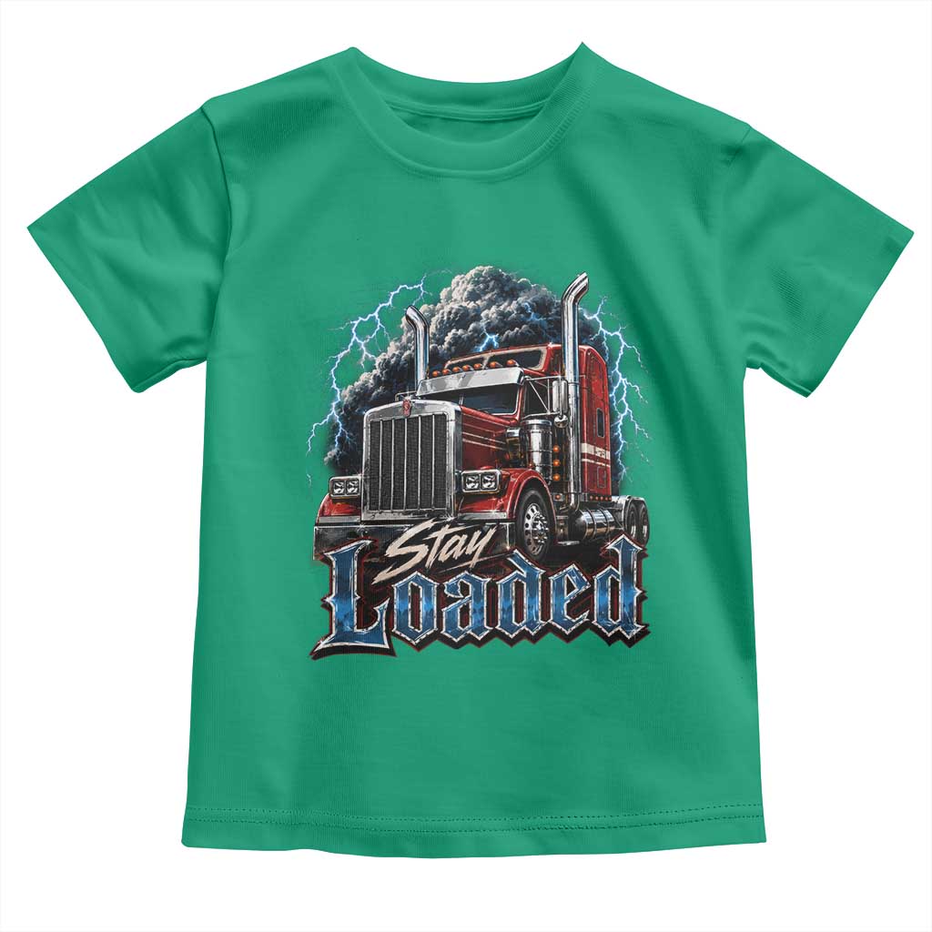 Truck Driver Toddler T Shirt Funny Trucker Husband Big Rig Semi Trailer Truckin