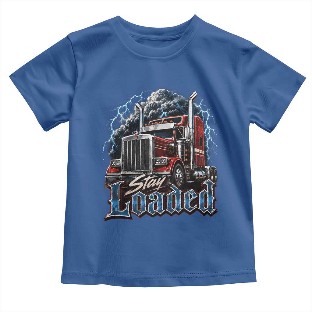 Truck Driver Toddler T Shirt Funny Trucker Husband Big Rig Semi Trailer Truckin