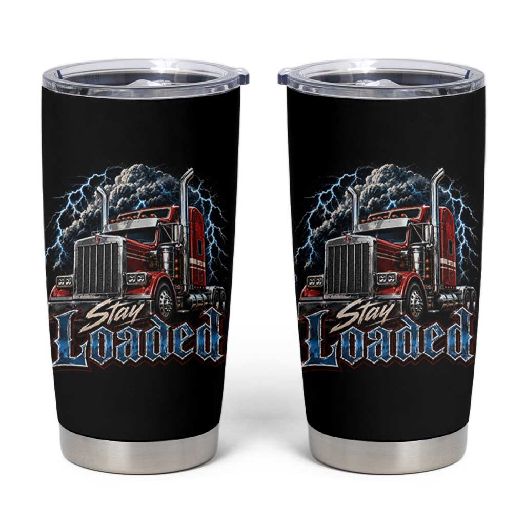 Truck Driver Tumbler Cup Funny Trucker Husband Big Rig Semi Trailer Truckin