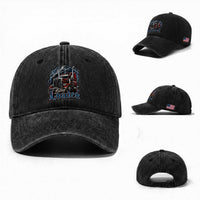 Truck Driver Washed Cotton Baseball Cap Funny Trucker Husband Big Rig Semi Trailer Truckin
