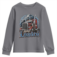 Truck Driver Youth Sweatshirt Funny Trucker Husband Big Rig Semi Trailer Truckin