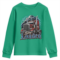 Truck Driver Youth Sweatshirt Funny Trucker Husband Big Rig Semi Trailer Truckin