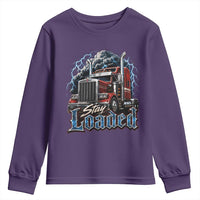 Truck Driver Youth Sweatshirt Funny Trucker Husband Big Rig Semi Trailer Truckin