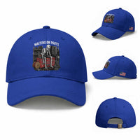 Electrician Skeleton Baseball Cap Waiting On Parts Funny Graphic
