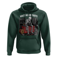 Electrician Skeleton Hoodie Waiting On Parts Funny Graphic