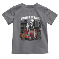 Electrician Skeleton Toddler T Shirt Waiting On Parts Funny Graphic