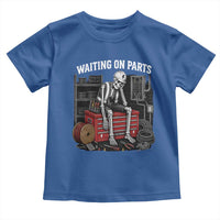 Electrician Skeleton Toddler T Shirt Waiting On Parts Funny Graphic