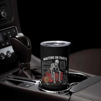 Electrician Skeleton Tumbler Cup Waiting On Parts Funny Graphic