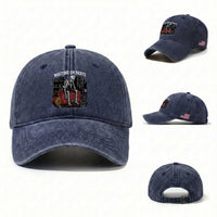 Electrician Skeleton Washed Cotton Baseball Cap Waiting On Parts Funny Graphic