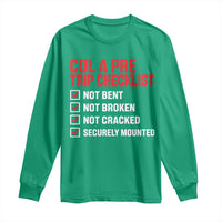 CDL A Pre Trip Checklist Trucker Long Sleeve Shirt Driver Safety Inspection Graphic