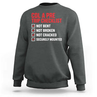 CDL A Pre Trip Checklist Trucker Sweatshirt Driver Safety Inspection Graphic