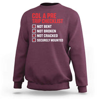CDL A Pre Trip Checklist Trucker Sweatshirt Driver Safety Inspection Graphic