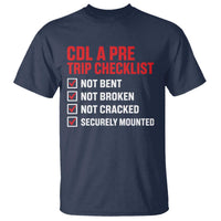 CDL A Pre Trip Checklist Trucker T Shirt Driver Safety Inspection Graphic