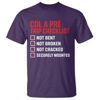 CDL A Pre Trip Checklist Trucker T Shirt Driver Safety Inspection Graphic