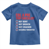 CDL A Pre Trip Checklist Trucker Toddler T Shirt Driver Safety Inspection Graphic