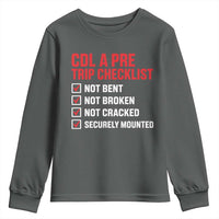 CDL A Pre Trip Checklist Trucker Youth Sweatshirt Driver Safety Inspection Graphic