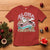 Hawaii Christmas T Shirt Surfing Santa With Tattoos Aloha Christmas - Wonder Print Shop