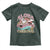 Hawaii Christmas Toddler T Shirt Surfing Santa With Tattoos Aloha Christmas
