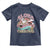 Hawaii Christmas Toddler T Shirt Surfing Santa With Tattoos Aloha Christmas
