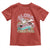 Hawaii Christmas Toddler T Shirt Surfing Santa With Tattoos Aloha Christmas