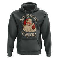Funny Santa Hoodie Nothing For You Whore Christmas Joke Gift