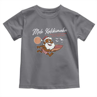 Hawaii Christmas Toddler T Shirt Beach Holiday Xmas Palm Tree Slay Santa