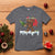 Bigfoot Christmas Tree Lights T Shirt Believe Xmas Sasquatch Lovers Funny - Wonder Print Shop