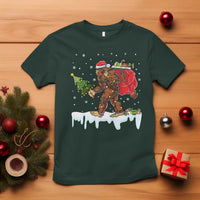 Bigfoot Christmas Tree Lights T Shirt Believe Xmas Sasquatch Lovers Funny - Wonder Print Shop