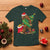 Bigfoot Christmas T Shirt Believe Sasquatch Lovers Xmas Tree Lights - Wonder Print Shop