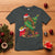 Bigfoot Christmas T Shirt Believe Sasquatch Lovers Xmas Tree Lights - Wonder Print Shop