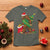 Bigfoot Christmas T Shirt Believe Sasquatch Lovers Xmas Tree Lights - Wonder Print Shop