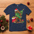 Bigfoot Christmas T Shirt Believe Sasquatch Lovers Xmas Tree Lights - Wonder Print Shop