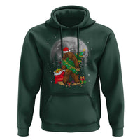 Bigfoot Christmas  Tree Lights Hoodie Believe Xmas Sasquatch Lovers Ugly Gift