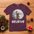 Funny Bigfoot Christmas T Shirt Cool Full Moon & Trees Sasquatch Xmas Lights - Wonder Print Shop