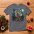 Christmas Bigfoot Starry Night T Shirt Sasquatch Santa Hat Sasquatch Van Gogh Sky Painting Art - Wonder Print Shop