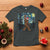 Christmas Bigfoot Starry Night T Shirt Sasquatch Santa Hat Sasquatch Van Gogh Sky Painting Art - Wonder Print Shop